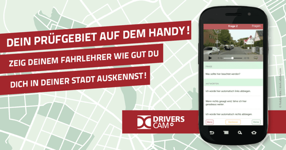 Dein Prüfgebiet auf dem Handy