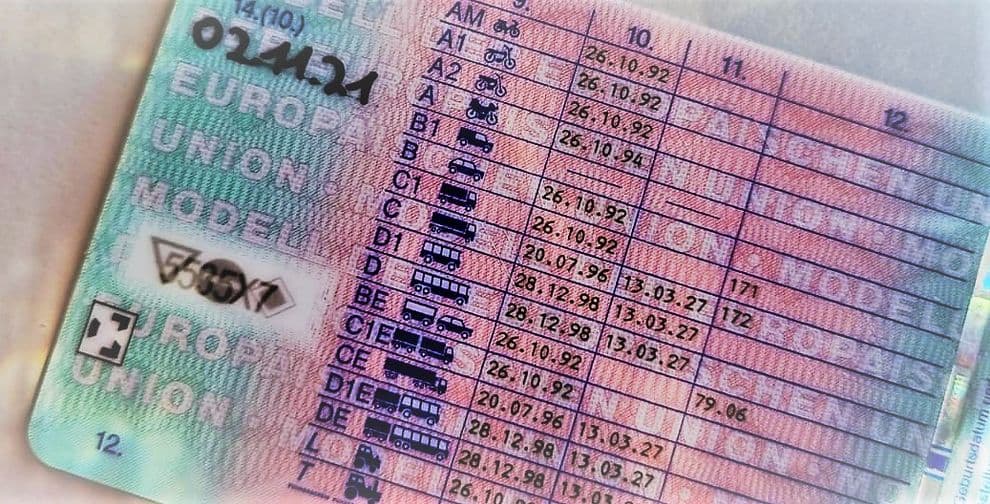 Führerscheinklassen